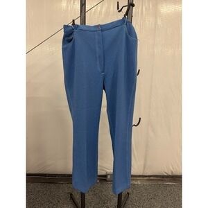 Vintage Sears Perma-Prest Blue Trousers - 36 32 - Made in Taiwan - 1970s Style
